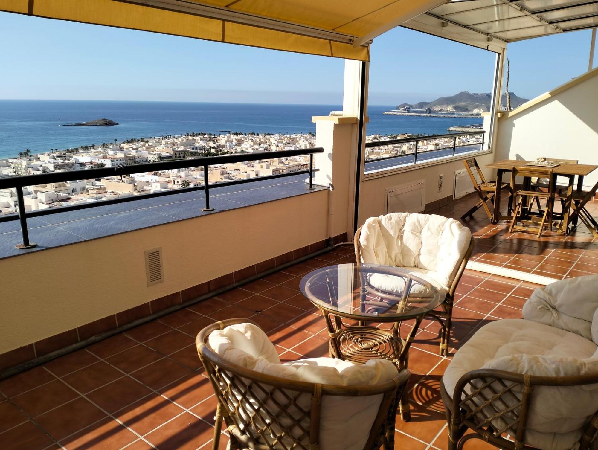 Fabuloso Atico Con Vistas Al Mar Carboneras Exterior foto